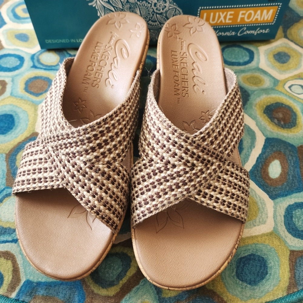 NWT Skechers Cali Wedge Sandal